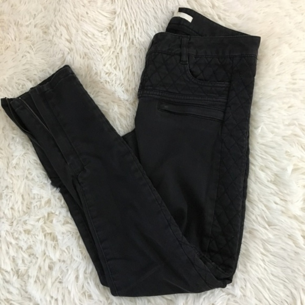 Maje Black Straight Leg Skinny Jean Euro 38